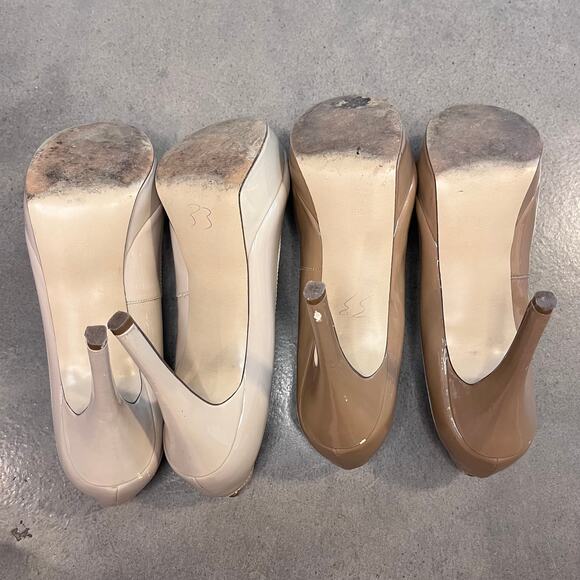 Guess Platform heels Beige Taupe womens Y2K shoes size 8.5 bundle - Picture 13 of 15